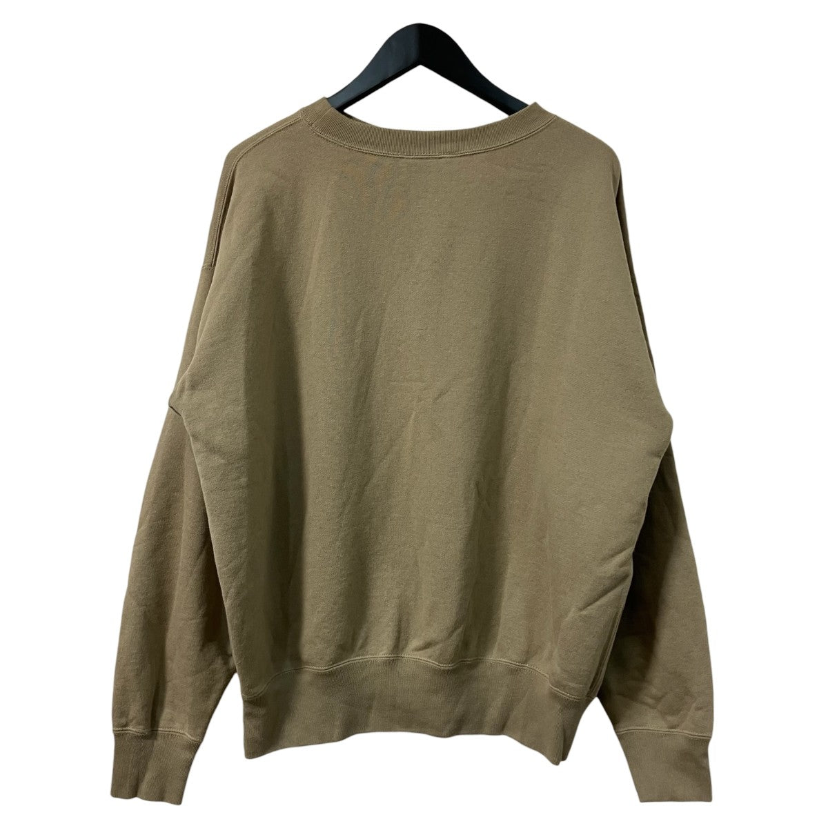 BACK WOOL SWEAT BIG P OクルーネックスウェットA7AP01BW