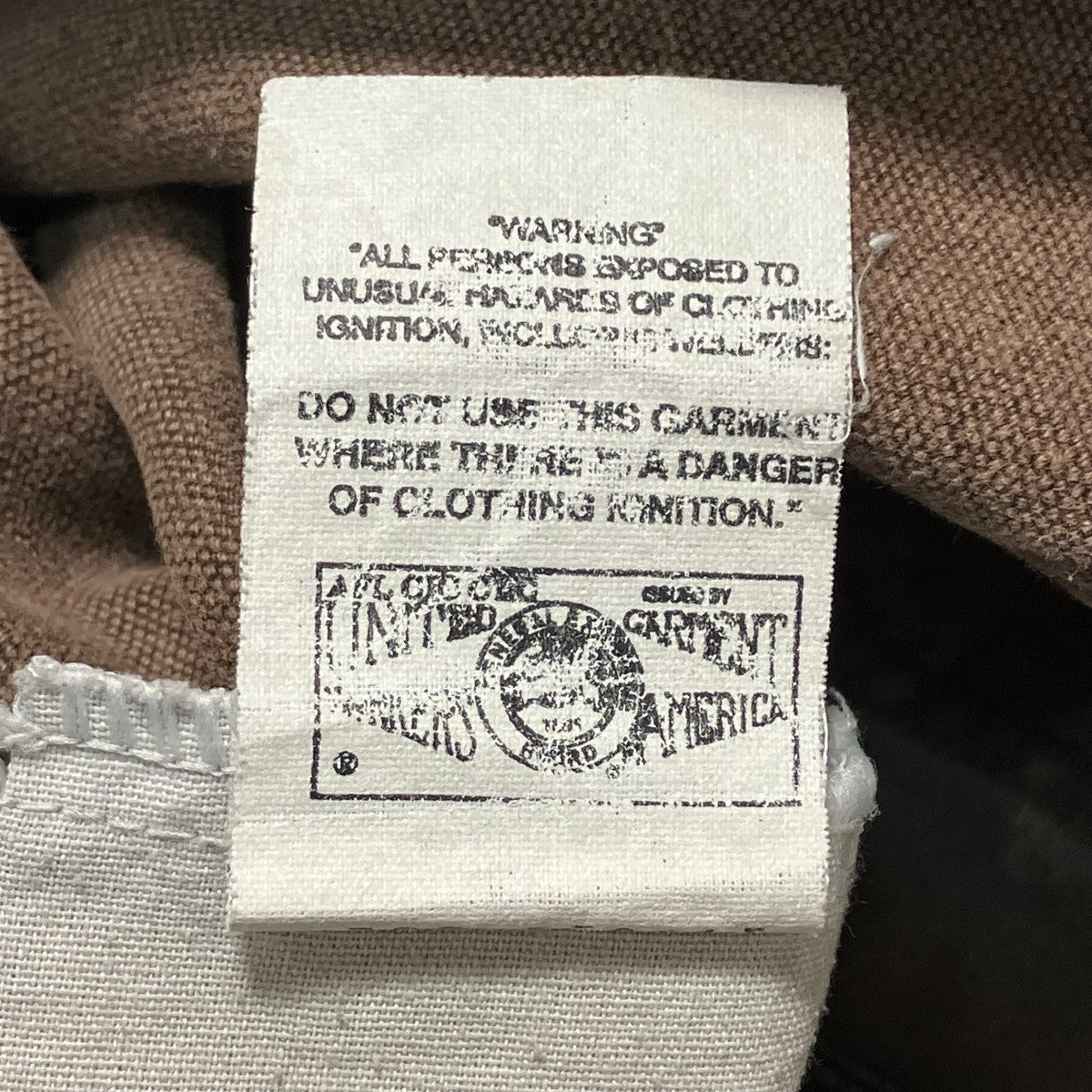 CarHartt 90sコットンパンツWU0382 古着・中古-6枚目のアイテム画像