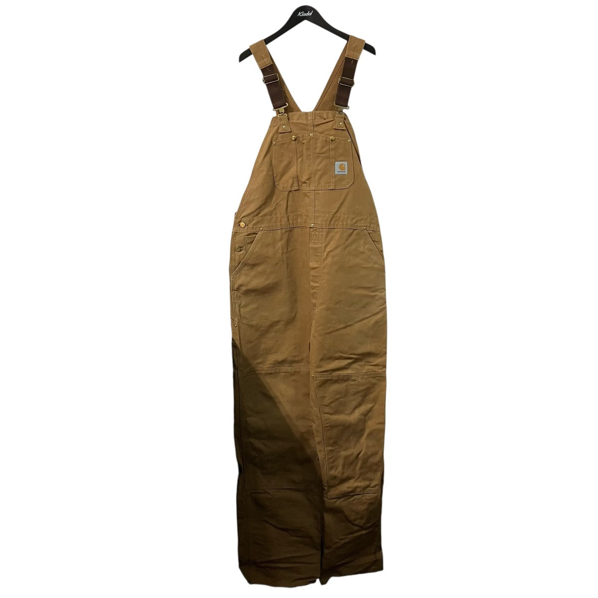 CarHartt USA製オーバーオールR01 BRN 古着・中古-1枚目のアイテム画像