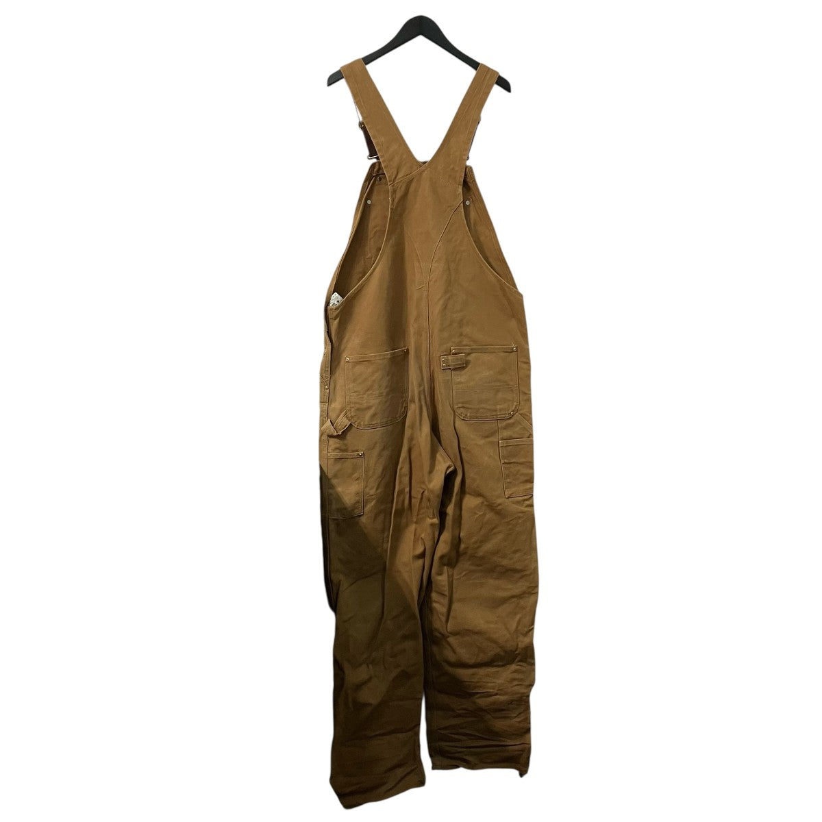 CarHartt USA製オーバーオールR01 BRN 古着・中古-2枚目のアイテム画像