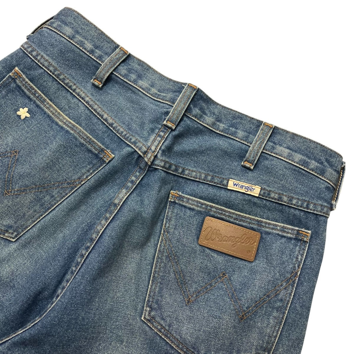 Wrangler×MONKEY TIME 花刺繍デニムパンツWM1866 古着・中古-4枚目のアイテム画像