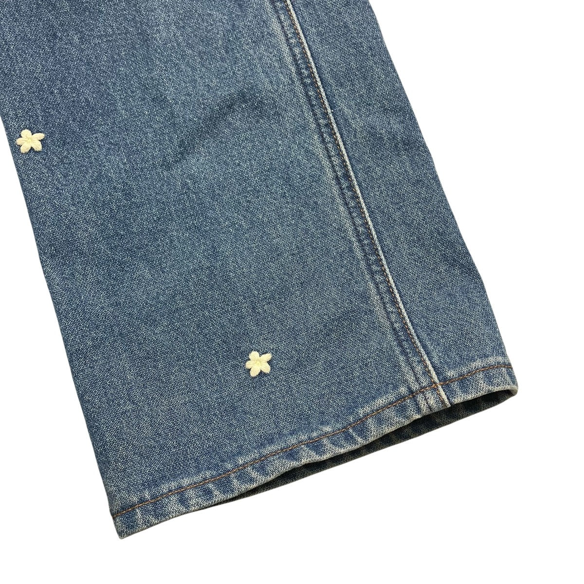 Wrangler×MONKEY TIME 花刺繍デニムパンツWM1866 古着・中古-5枚目のアイテム画像