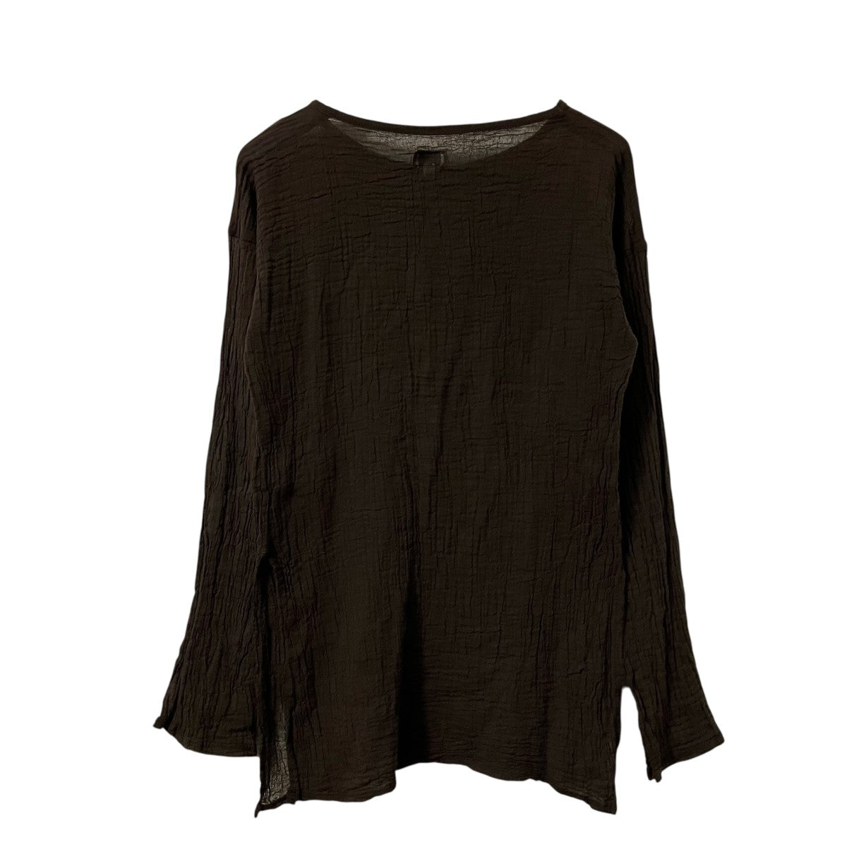 Plage 26SSLES ATELIERS FRANCAIS DE CONFECTION 別注 SLIT ブラウスシアーコットンカットソー26051923001910 古着・中古-2枚目のアイテム画像