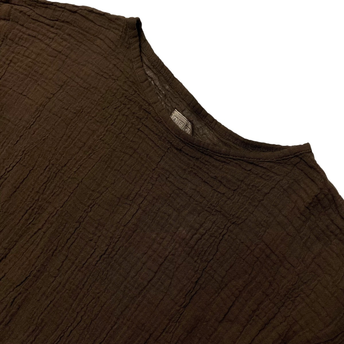 Plage 26SSLES ATELIERS FRANCAIS DE CONFECTION 別注 SLIT ブラウスシアーコットンカットソー26051923001910 古着・中古-3枚目のアイテム画像