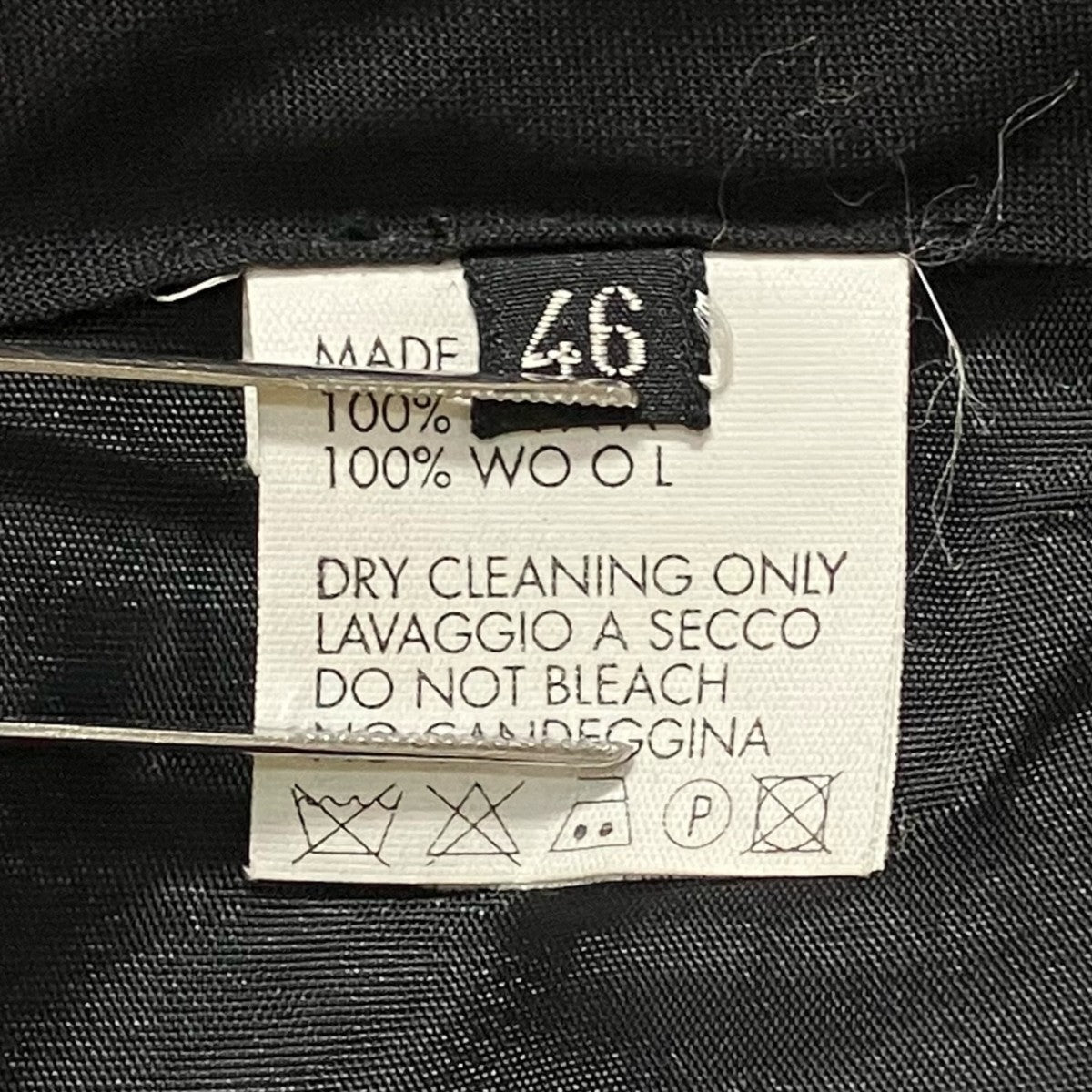 DIRK BIKKEMBERGS ウールスラックスパンツ 古着・中古-6枚目のアイテム画像