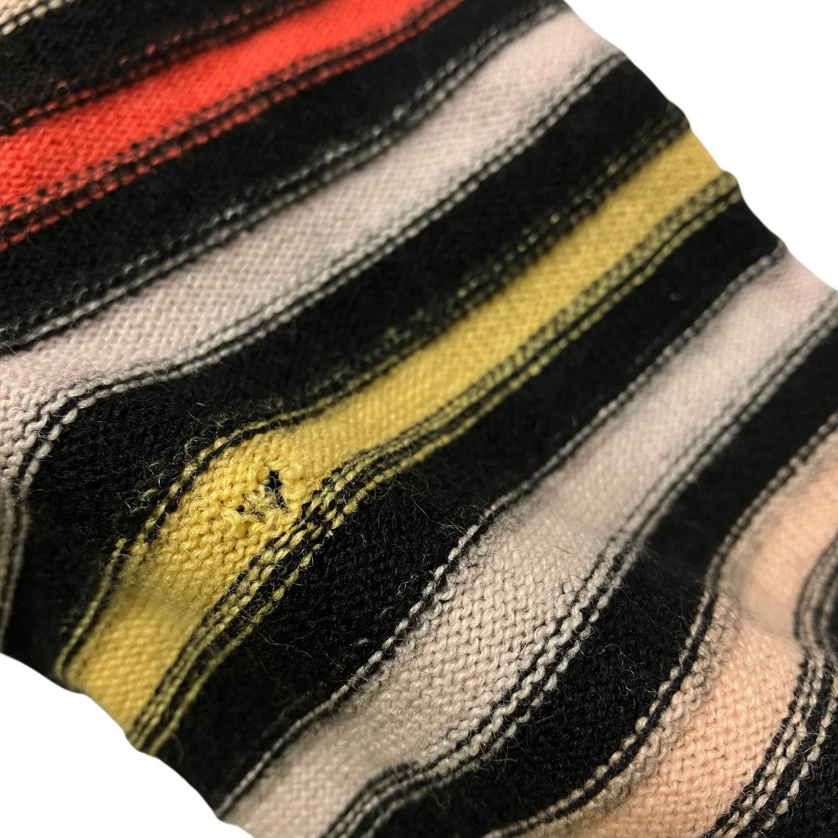 SONIA RYKIEL イタリア製 アンゴラ混グラデーションボーダーニット 古着・中古-5枚目のアイテム画像