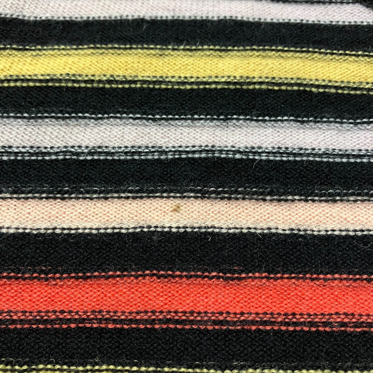 SONIA RYKIEL イタリア製 アンゴラ混グラデーションボーダーニット 古着・中古-8枚目のアイテム画像