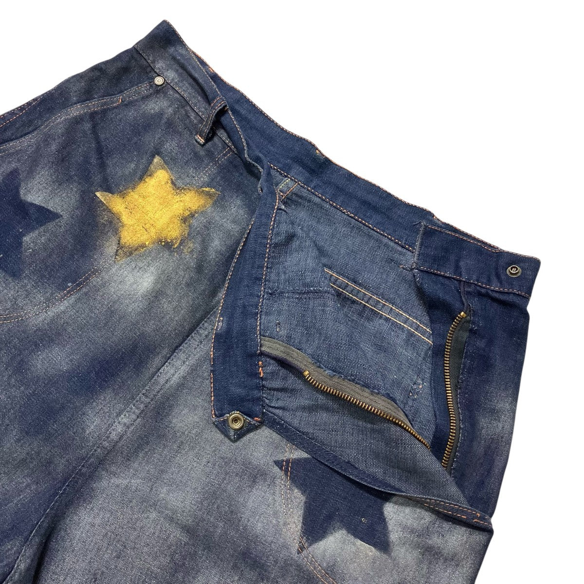 USED 50s ランチパンツスターデニムパンツ 古着・中古-3枚目のアイテム画像