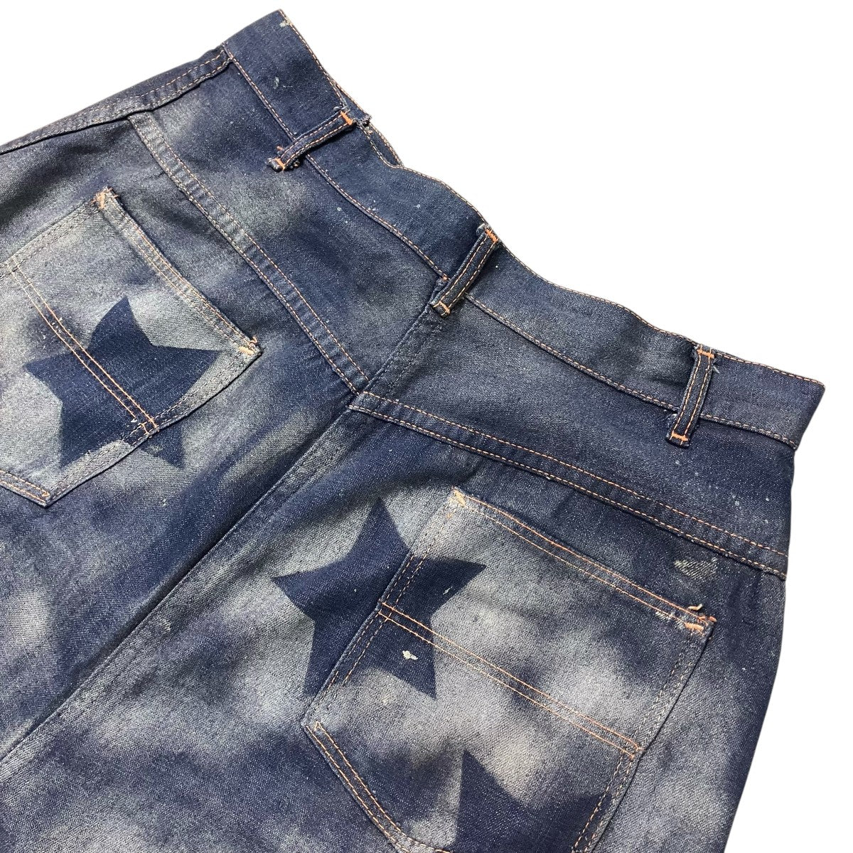 USED 50s ランチパンツスターデニムパンツ 古着・中古-4枚目のアイテム画像