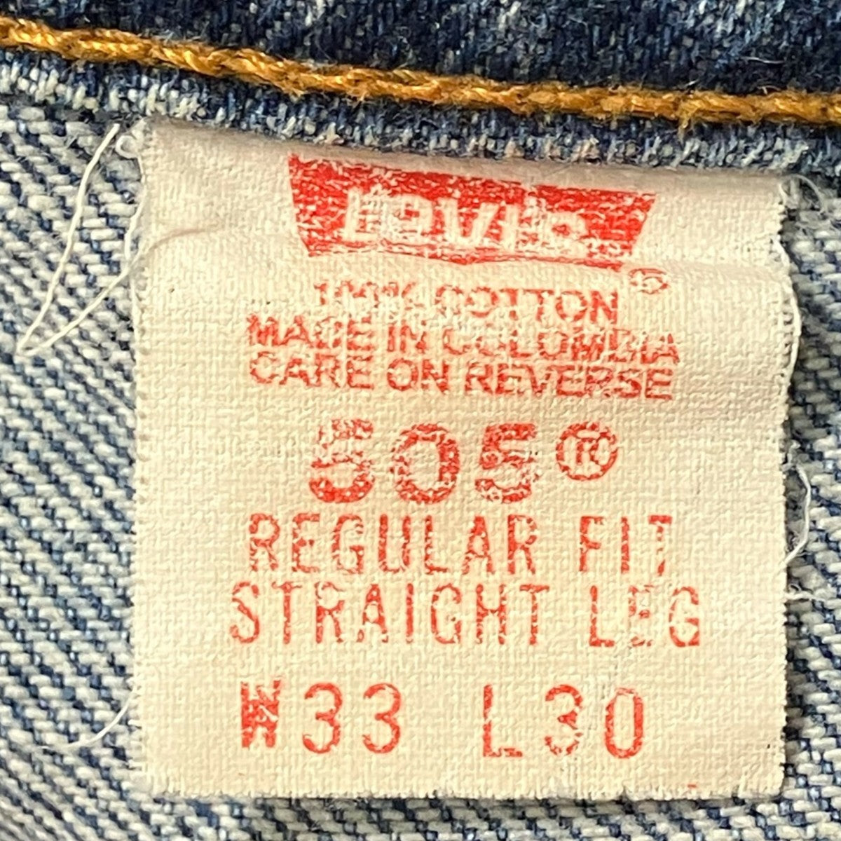 LEVI’S デニムパンツ505 古着・中古-6枚目のアイテム画像