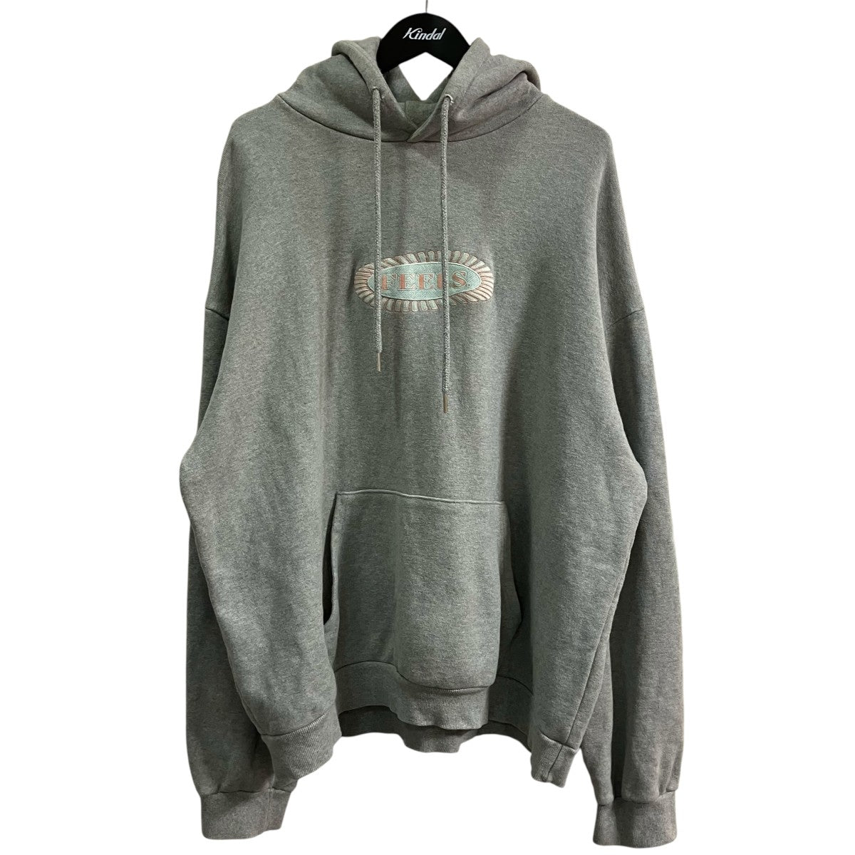 FEELS フロント刺繍フーディ 古着・中古-1枚目のアイテム画像