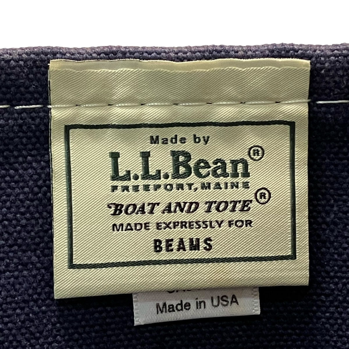 L．L．Bean×BEAMS バイカラートートバッグ 古着・中古-8枚目のアイテム画像