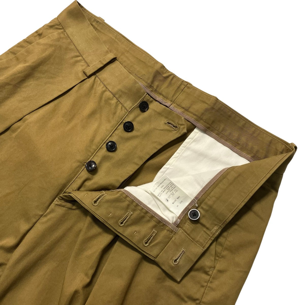 タックワイドパンツ63046104004