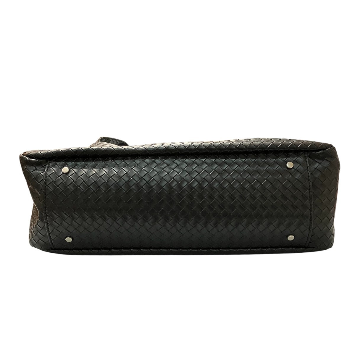 FAUX LEATHER WOVEN BAGショルダーバッグ