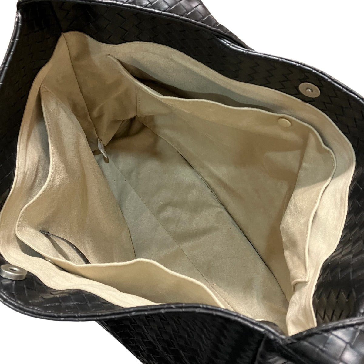 FAUX LEATHER WOVEN BAGショルダーバッグ