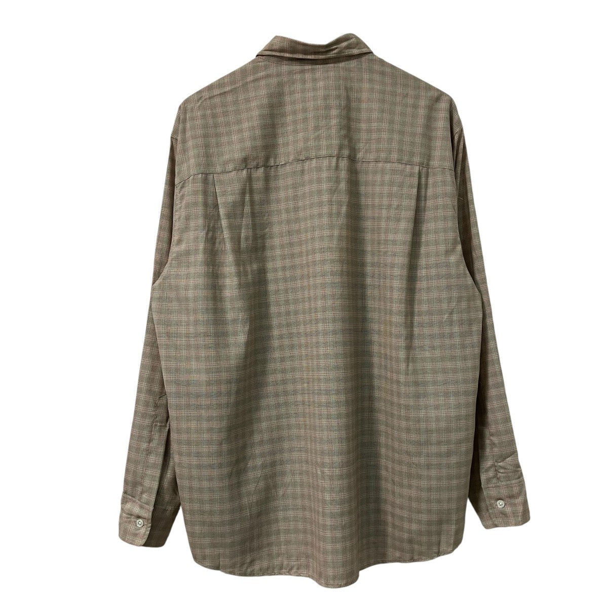 AURALEE 20SSSUPER LIGHT WOOL CHECK SHIRTS長袖チェックシャツA20SS01LC 古着・中古-2枚目のアイテム画像