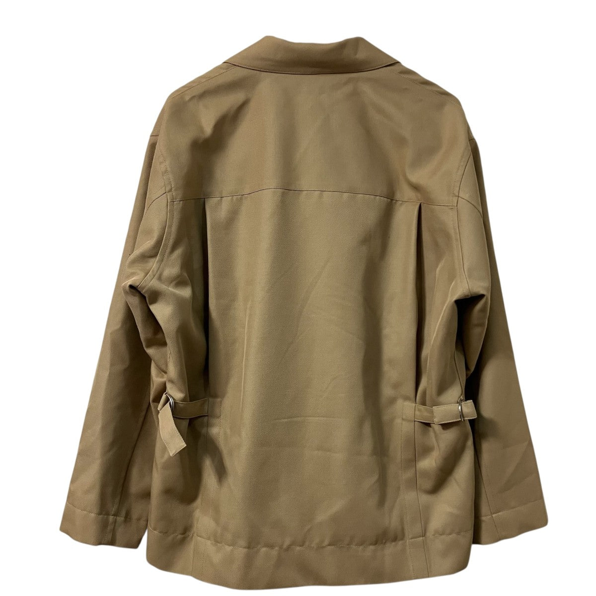 AURALEE 17AWWOOL KERSEY BLOUSONウールジャケットA7AB01BK 古着・中古-2枚目のアイテム画像