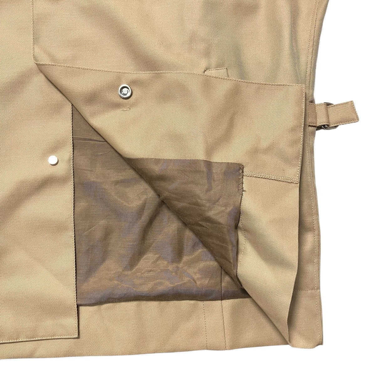 AURALEE 17AWWOOL KERSEY BLOUSONウールジャケットA7AB01BK 古着・中古-6枚目のアイテム画像