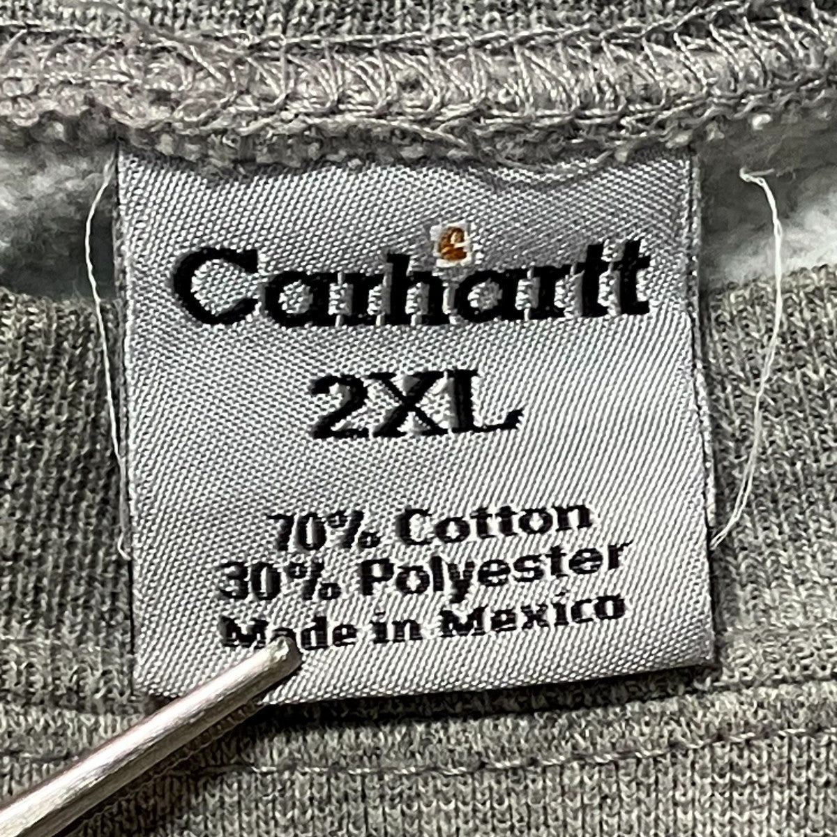 CarHartt クルーネックスウェット 古着・中古-6枚目のアイテム画像
