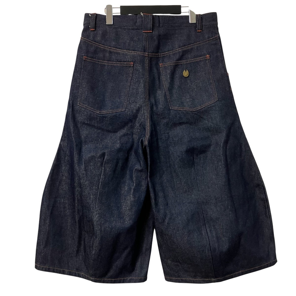 NAM HORN DENIMデニムワイドショートパンツ 古着・中古-2枚目のアイテム画像