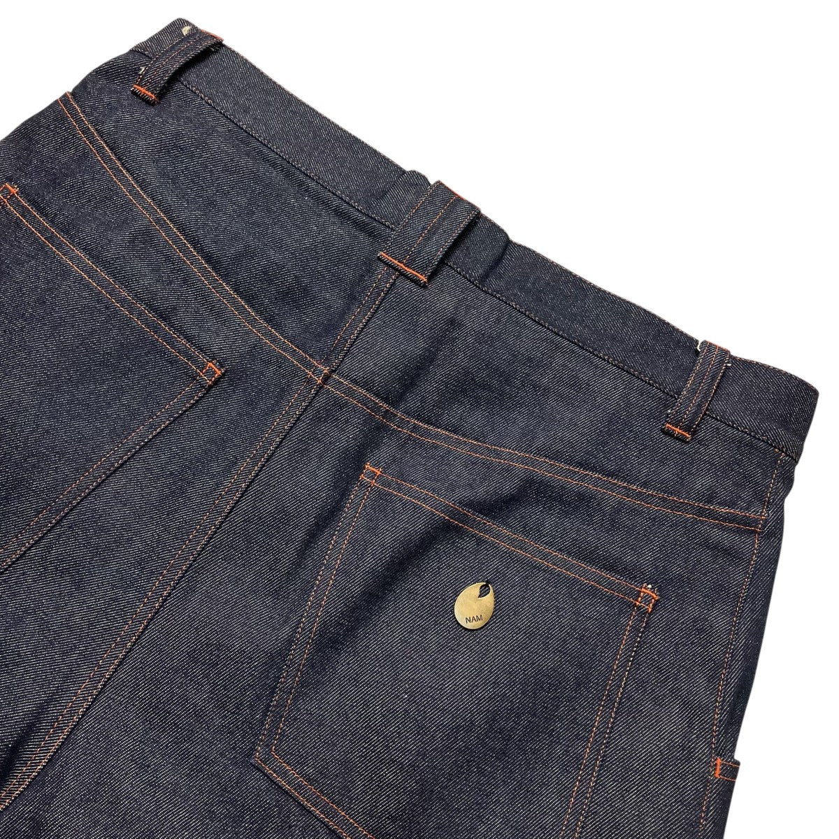 NAM HORN DENIMデニムワイドショートパンツ 古着・中古-4枚目のアイテム画像