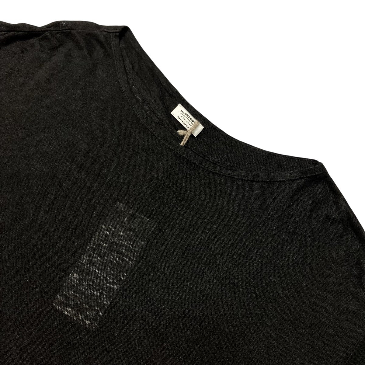 MAATEE＆SONS LINEN S SLEEVE BOAT TEEリネンＴシャツMT5103 0812 古着・中古-3枚目のアイテム画像