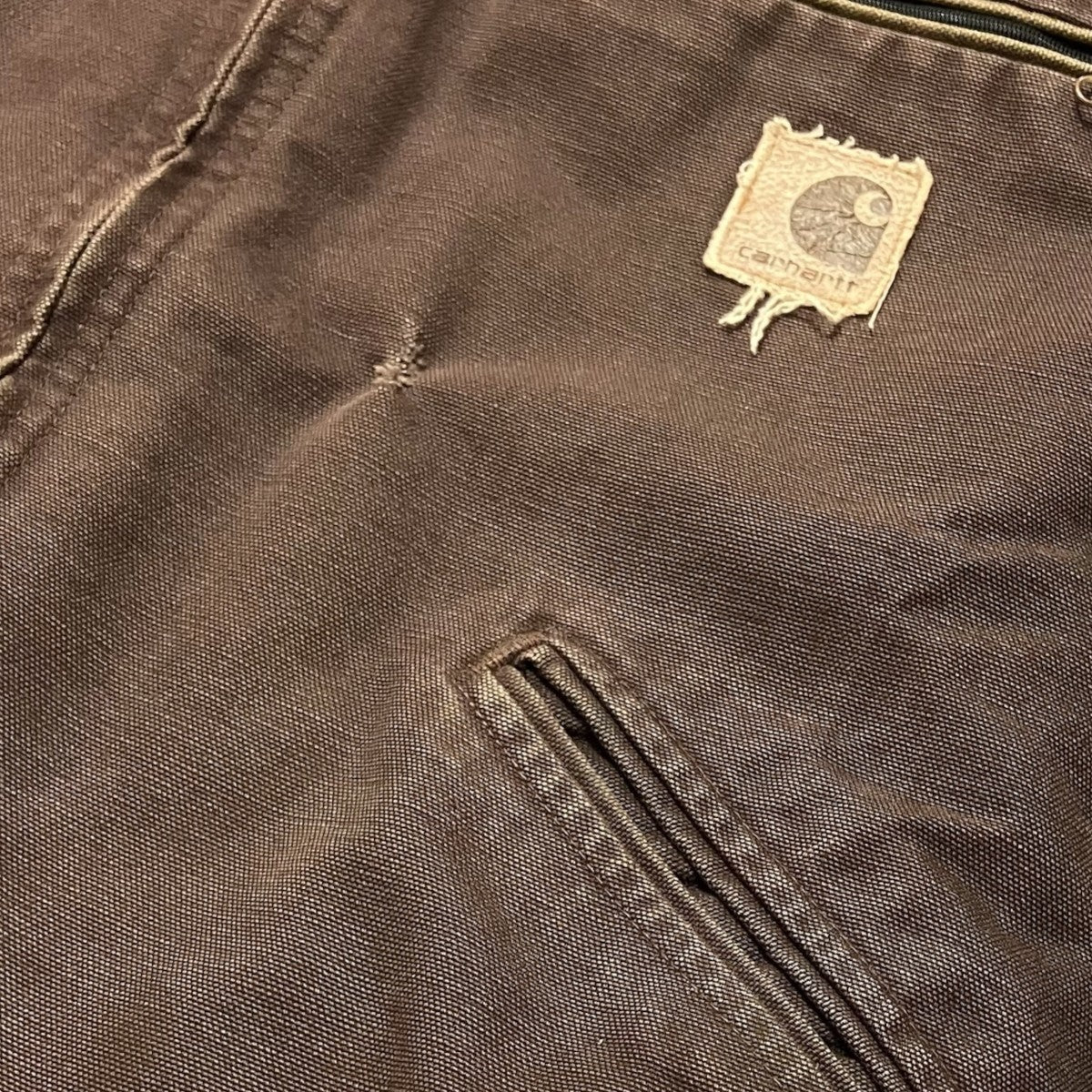 CarHartt 90sジャケットJB0873 ﾃﾞﾄﾛｲﾄｼﾞｬｹｯﾄ 古着・中古-6枚目のアイテム画像