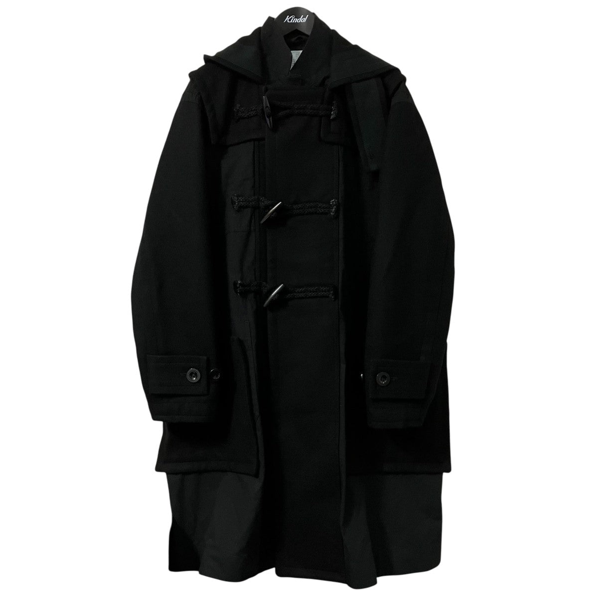 sacai ドッキングダッフルコート21-02620M 古着・中古-1枚目のアイテム画像