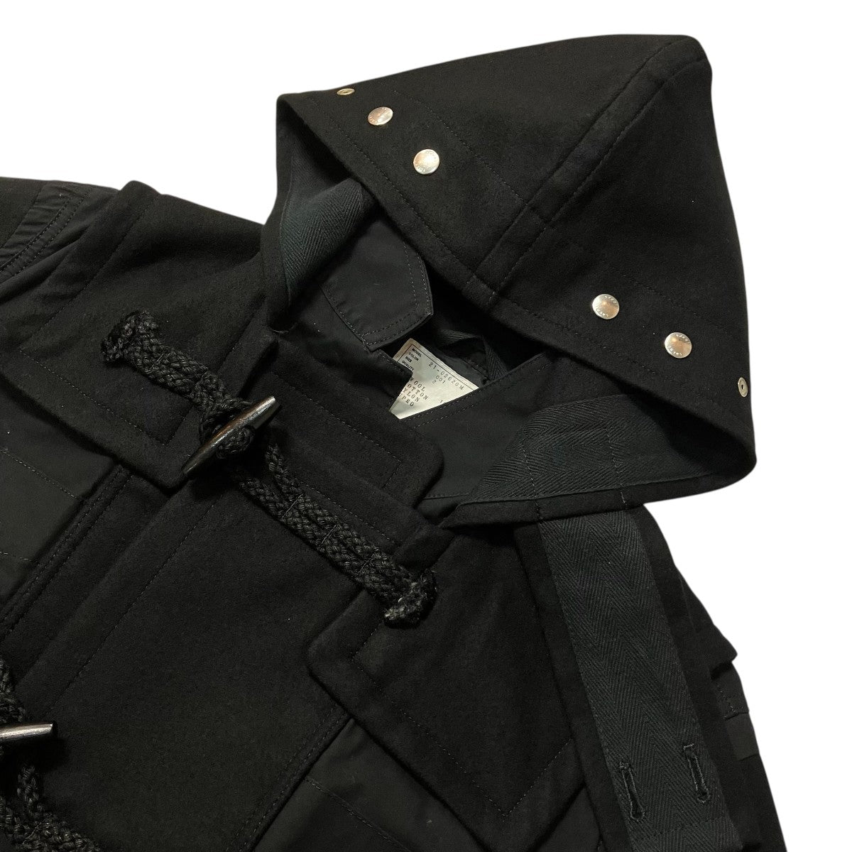 sacai ドッキングダッフルコート21-02620M 古着・中古-3枚目のアイテム画像
