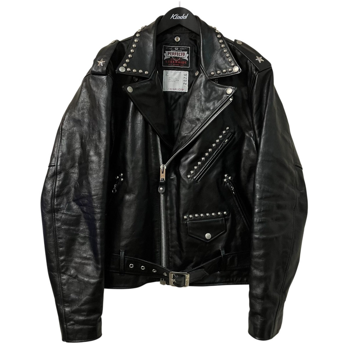 sacai×Schott ライダースジャケット22-02876M 古着・中古-1枚目のアイテム画像