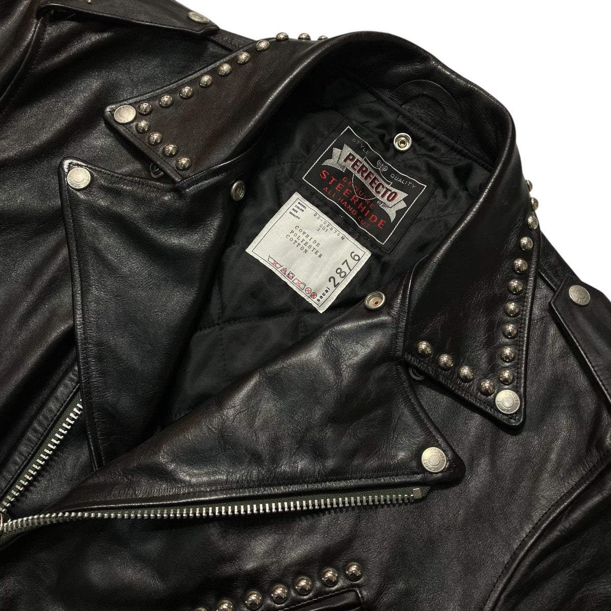 sacai×Schott ライダースジャケット22-02876M 古着・中古-3枚目のアイテム画像