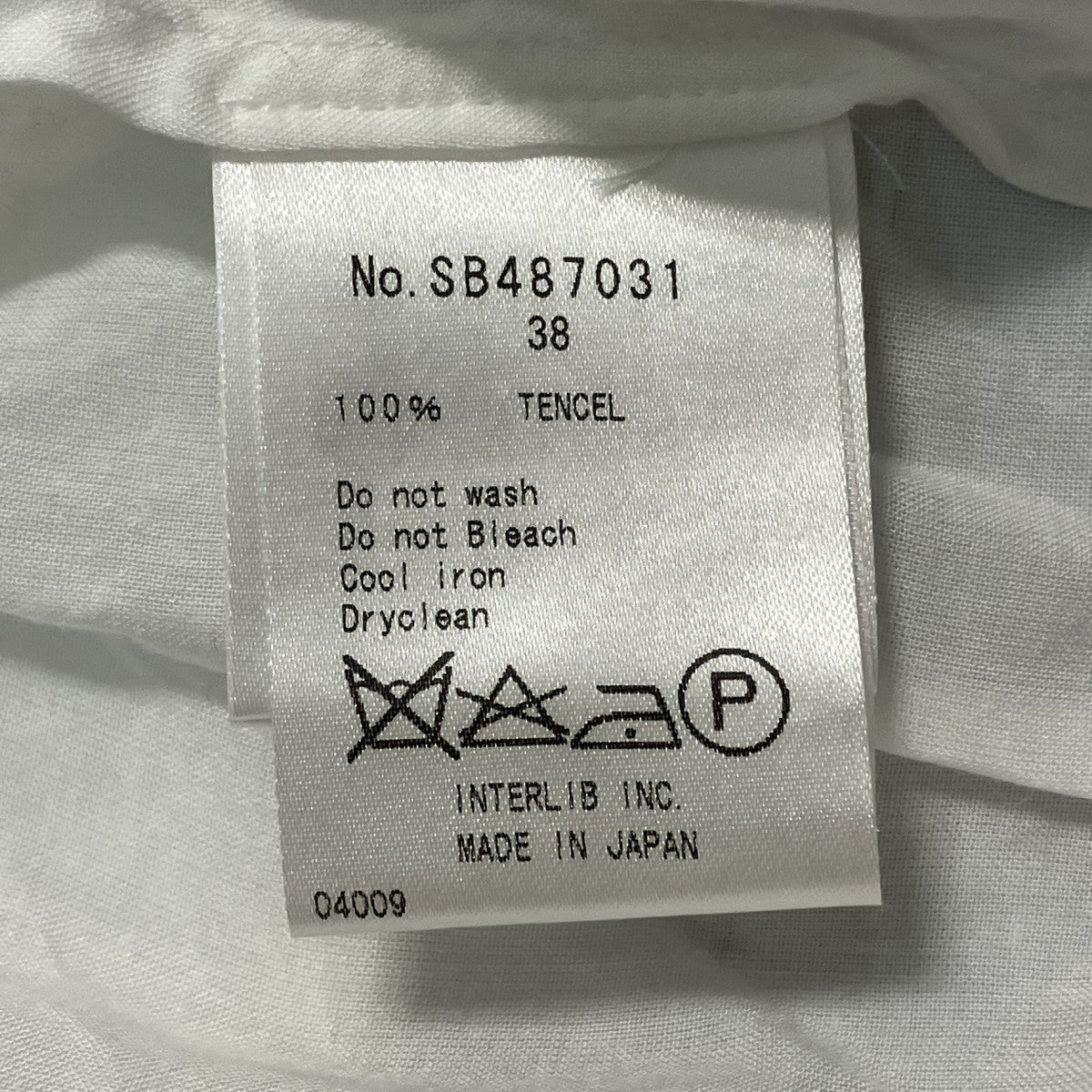 SACRA ポンチョシャツジャケットSB487031 古着・中古-6枚目のアイテム画像