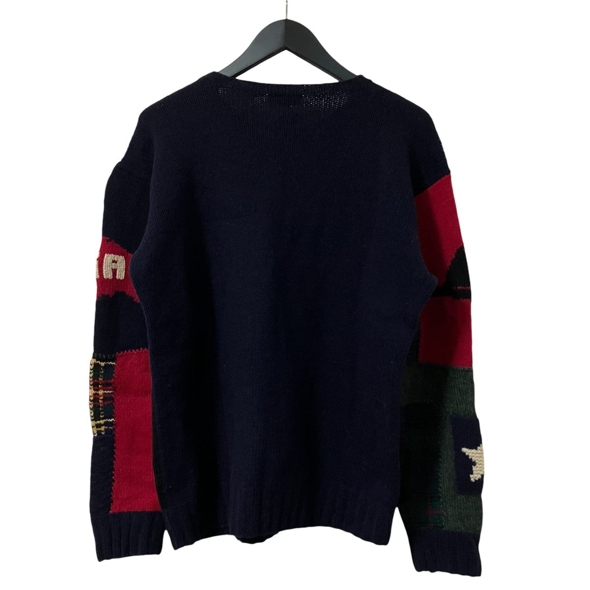 POLO RALPH LAUREN パッチワークニット 古着・中古-2枚目のアイテム画像