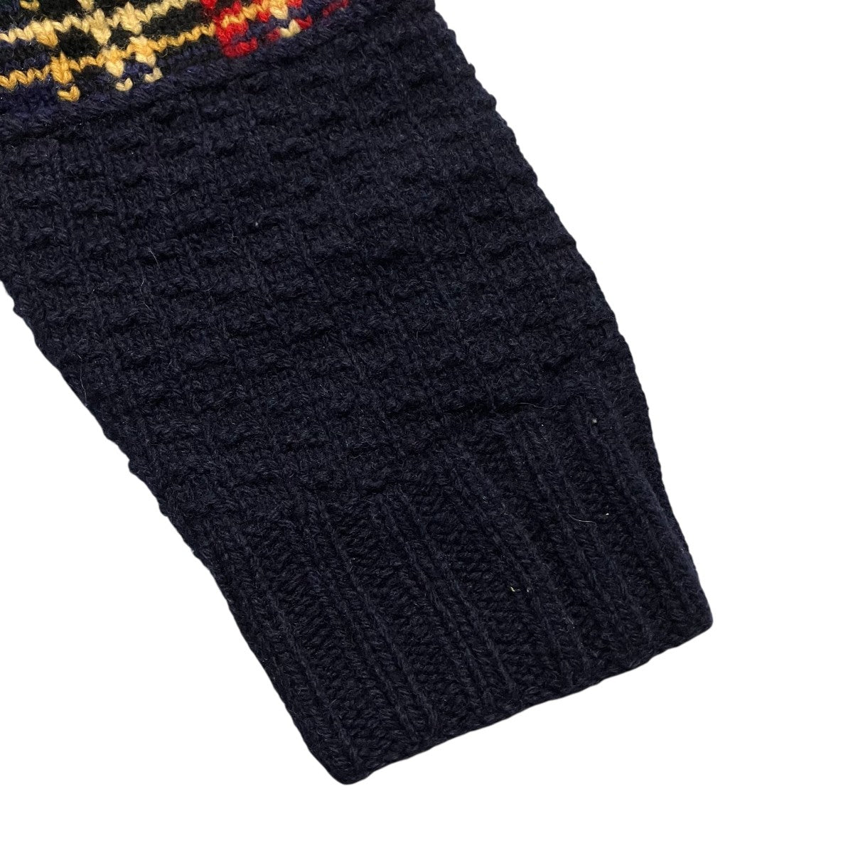 POLO RALPH LAUREN パッチワークニット 古着・中古-4枚目のアイテム画像