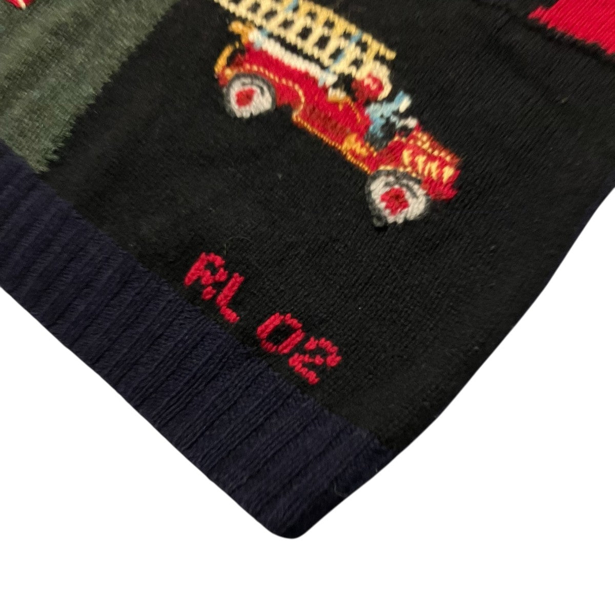 POLO RALPH LAUREN パッチワークニット 古着・中古-5枚目のアイテム画像