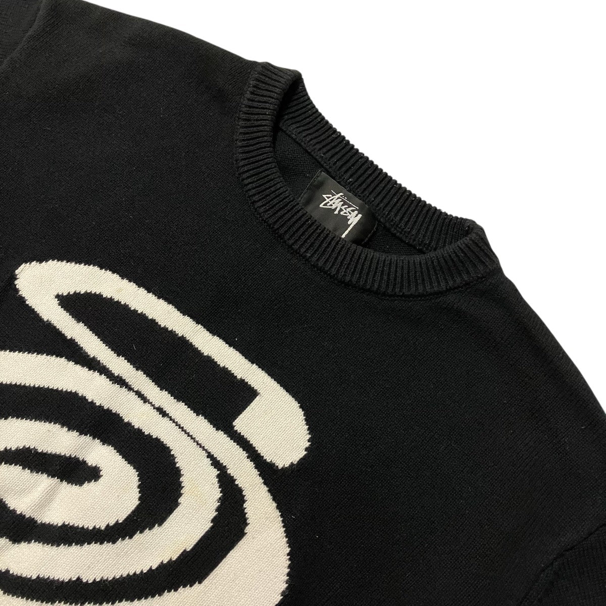 stussy フロントデザインニット 古着・中古-3枚目のアイテム画像