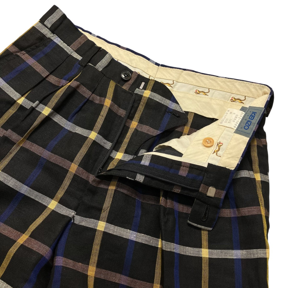 KENZO スラックス3101 3006 古着・中古-3枚目のアイテム画像