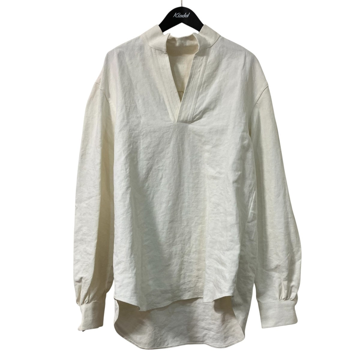 BOURRIENNE スキッパーリネンシャツ96-01-11-01006 古着・中古-1枚目のアイテム画像