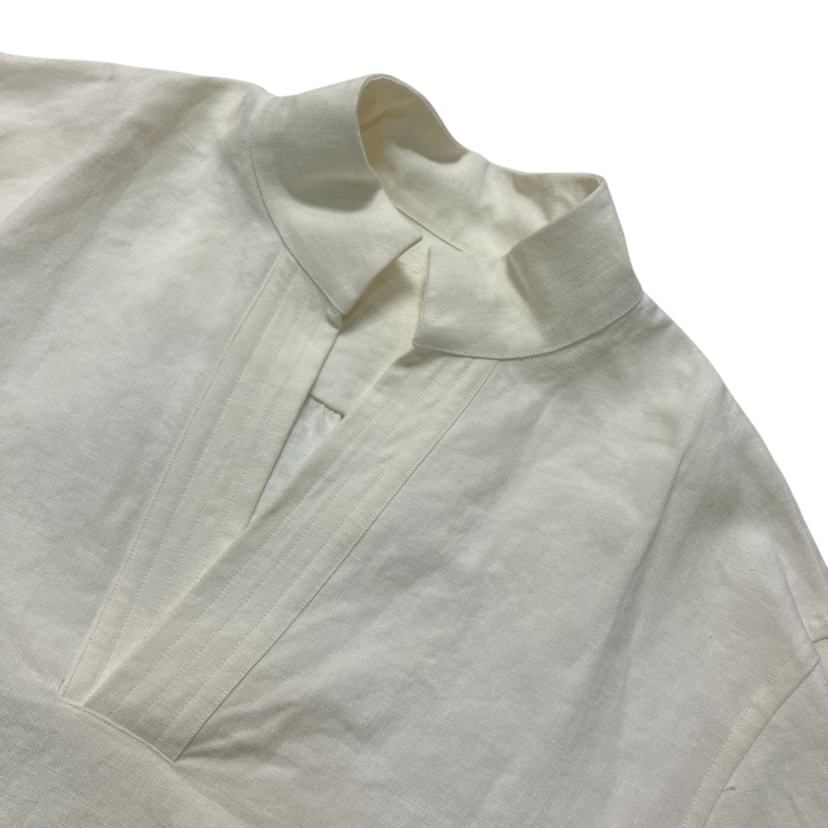 BOURRIENNE スキッパーリネンシャツ96-01-11-01006 古着・中古-3枚目のアイテム画像