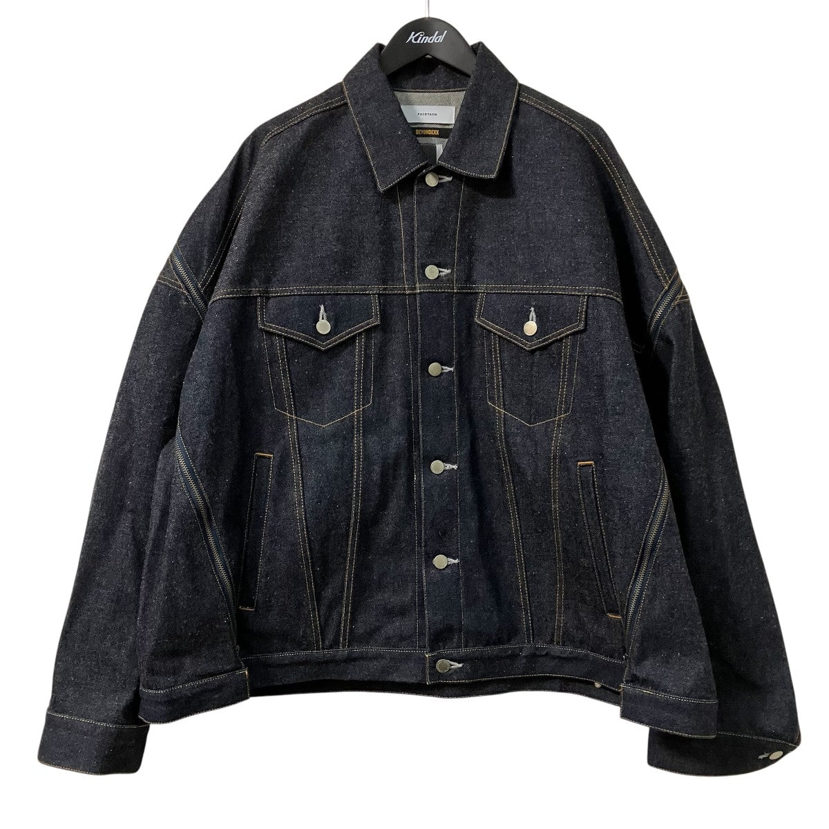 FACETASM BEYONDEXX DENIM JACKETジップデザインデニムジャケットKG0-JK-M03 古着・中古-1枚目のアイテム画像