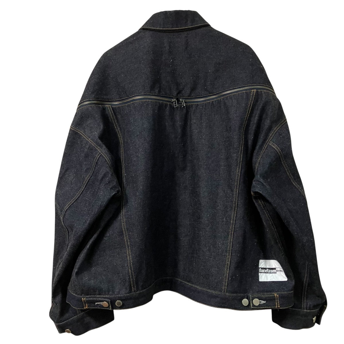 FACETASM BEYONDEXX DENIM JACKETジップデザインデニムジャケットKG0-JK-M03 古着・中古-2枚目のアイテム画像
