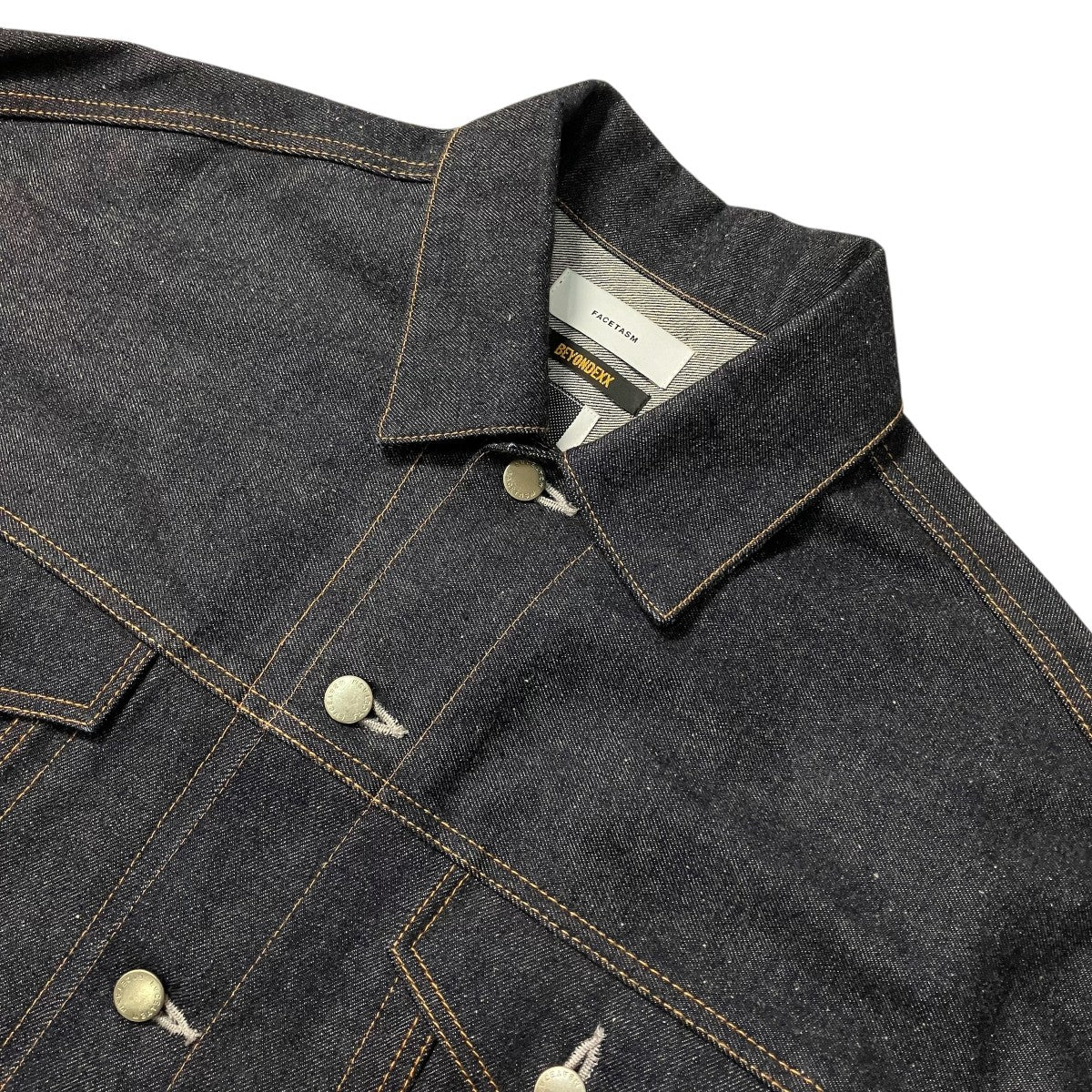 FACETASM BEYONDEXX DENIM JACKETジップデザインデニムジャケットKG0-JK-M03 古着・中古-3枚目のアイテム画像