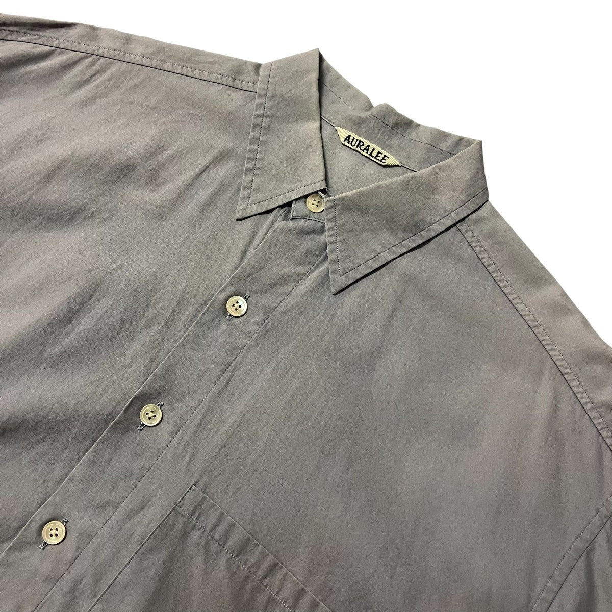 AURALEE 長袖シャツA20SS07TN 古着・中古-3枚目のアイテム画像
