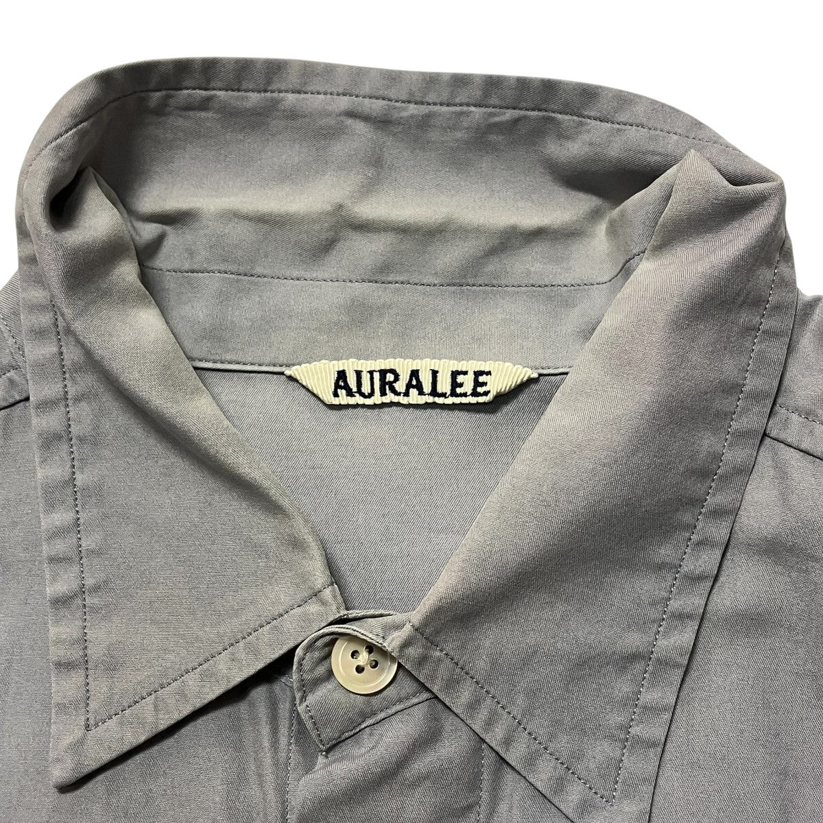 AURALEE 長袖シャツA20SS07TN 古着・中古-6枚目のアイテム画像