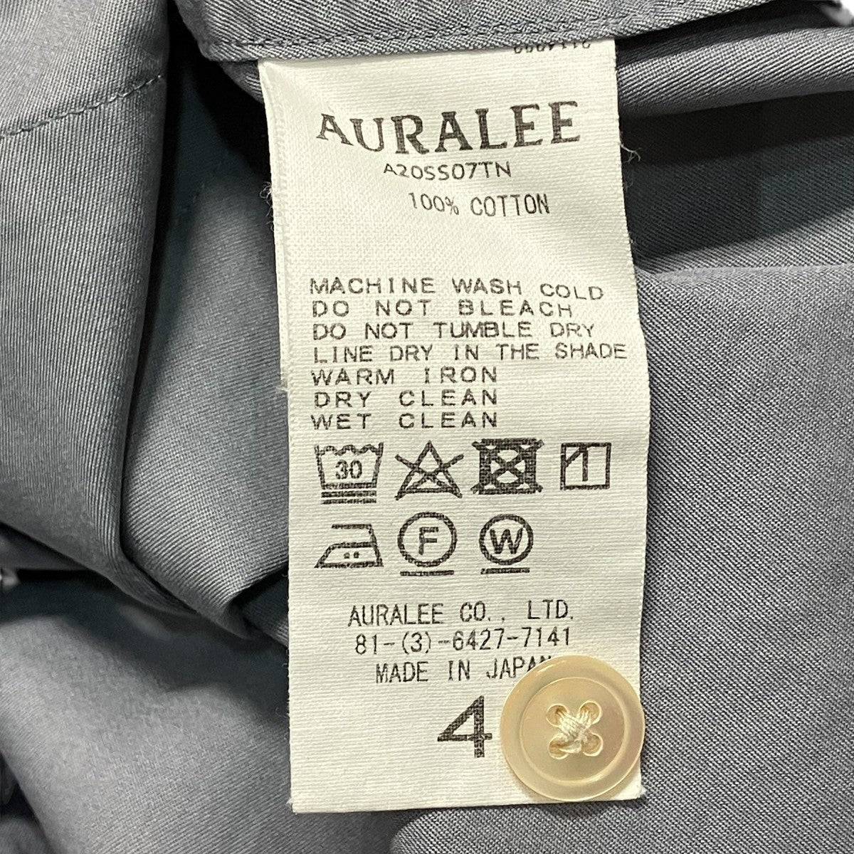AURALEE 長袖シャツA20SS07TN 古着・中古-9枚目のアイテム画像