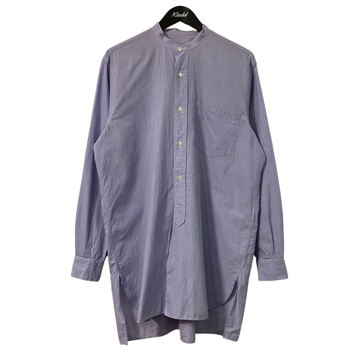 COMOLI バンドカラーシャツW03-02002