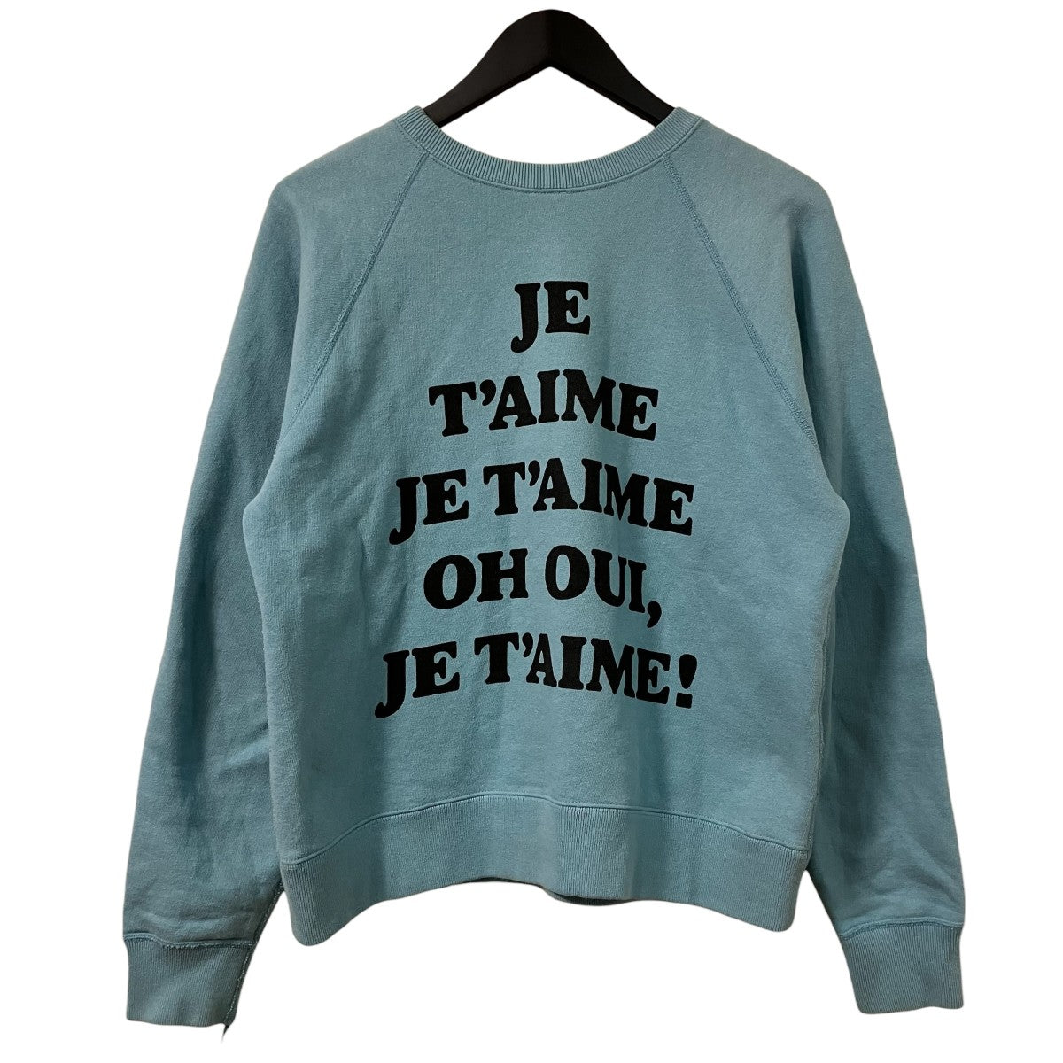 godard haberdashery JANE BIRKIN PRINTプリントラグランスウェット 古着・中古-2枚目のアイテム画像