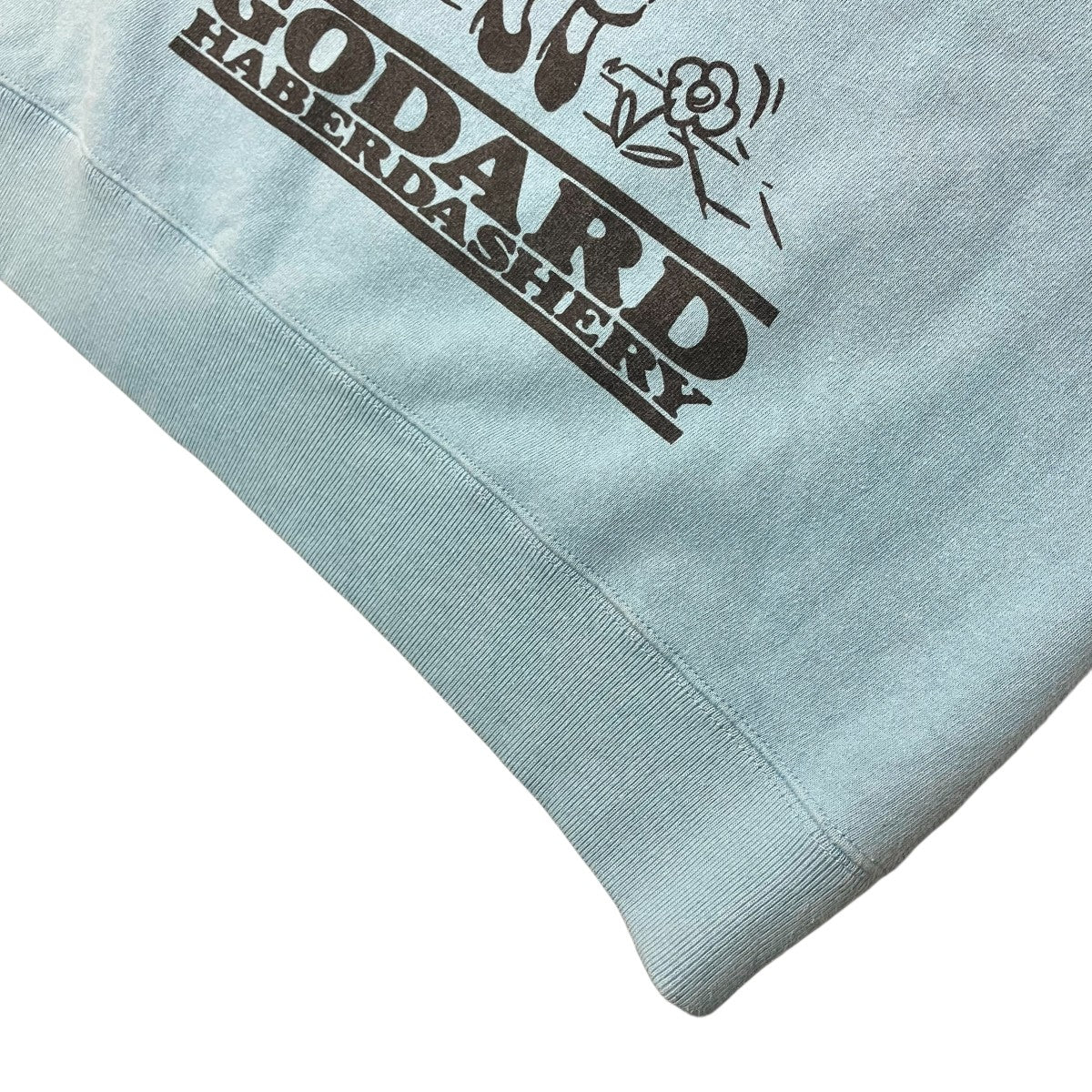 godard haberdashery JANE BIRKIN PRINTプリントラグランスウェット 古着・中古-5枚目のアイテム画像