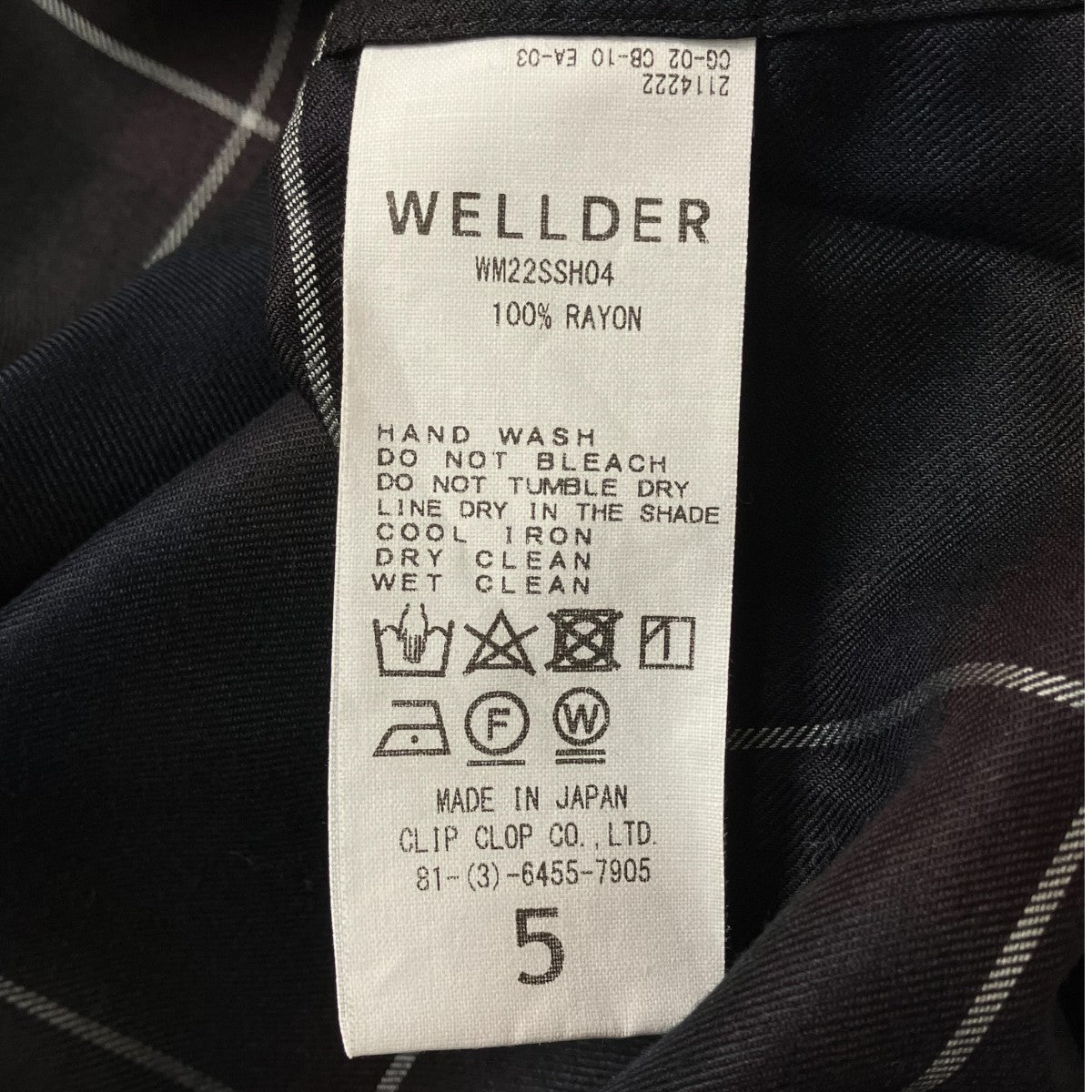 22SSSTANDARD SHIRT長袖シャツWM22SSH04