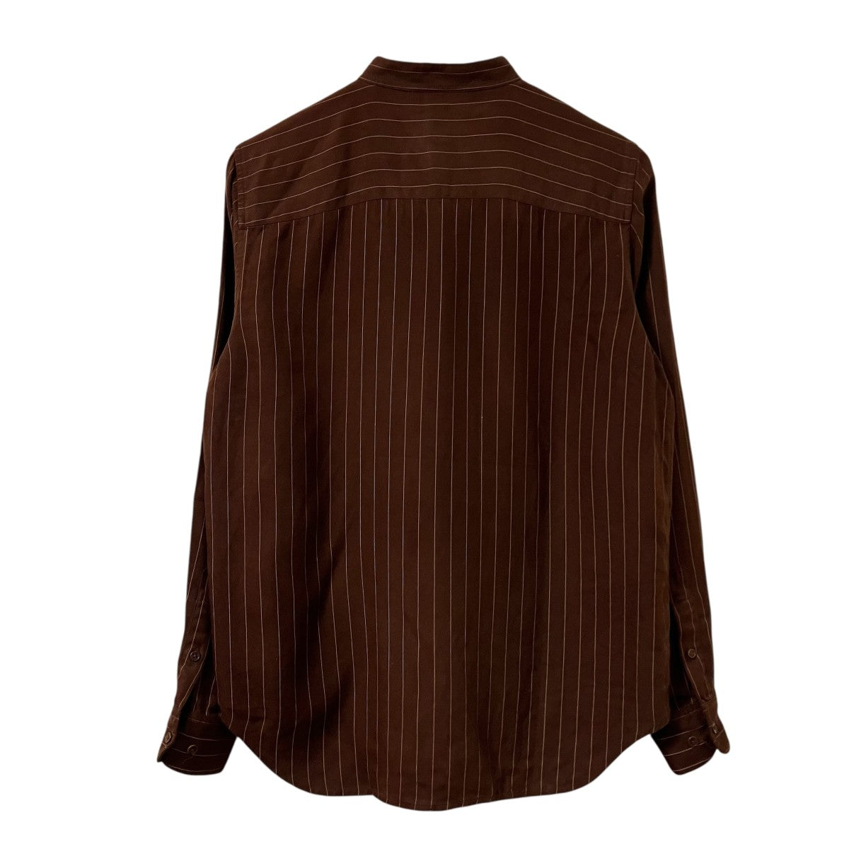 RALPH LAUREN シルクストライプ長袖シャツ 古着・中古-2枚目のアイテム画像